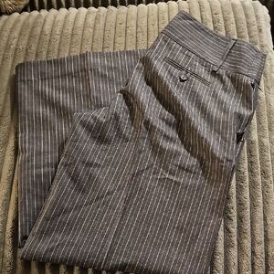 BCBGMaxAzria (12) Navy Pinstripe Pants